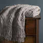 Soft Warm Embossed Knitted Blanket