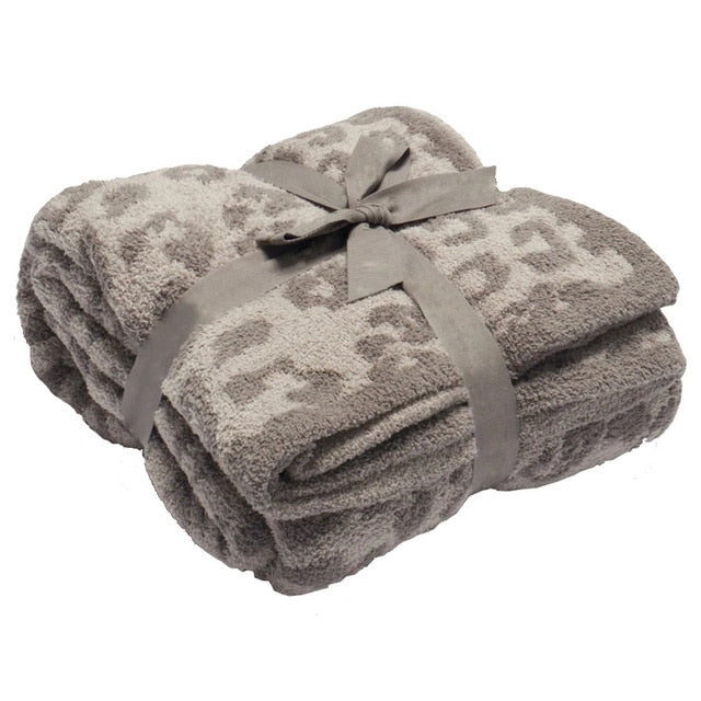 Leopard Print Fleece Blankets, Super Soft and Comfortable Lightweight Blanket