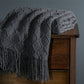 Soft Warm Embossed Knitted Blanket