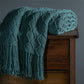 Soft Warm Embossed Knitted Blanket