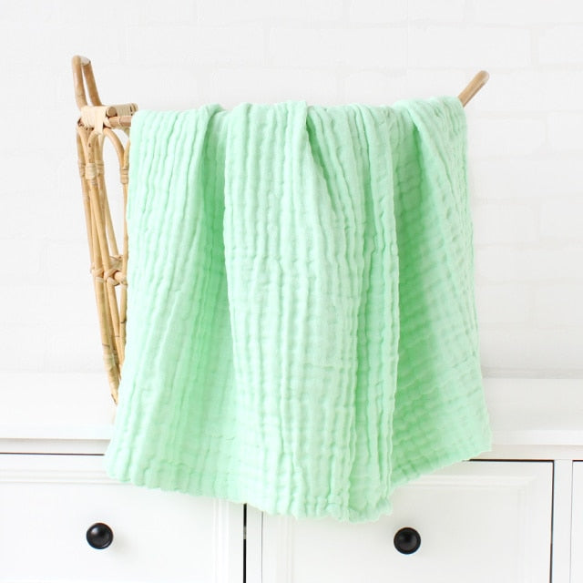 Bamboo Cotton Baby Receiving Blanket | Wrap Blanket