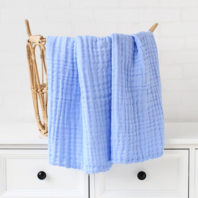 Bamboo Cotton Baby Receiving Blanket | Wrap Blanket