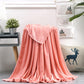 Soft Warm Coral Fleece Throw Blanket